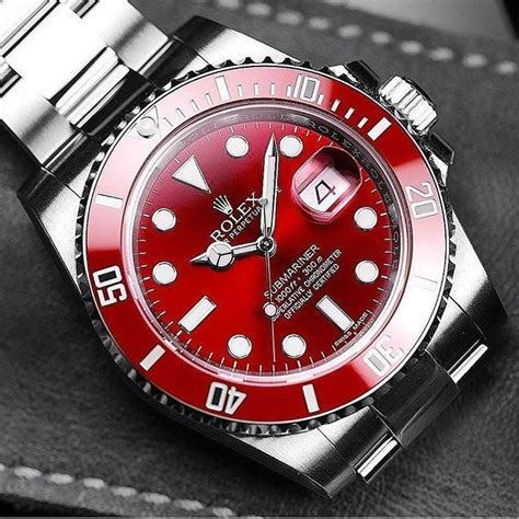 rolex submariner red ring|rolex submariner red bezel.